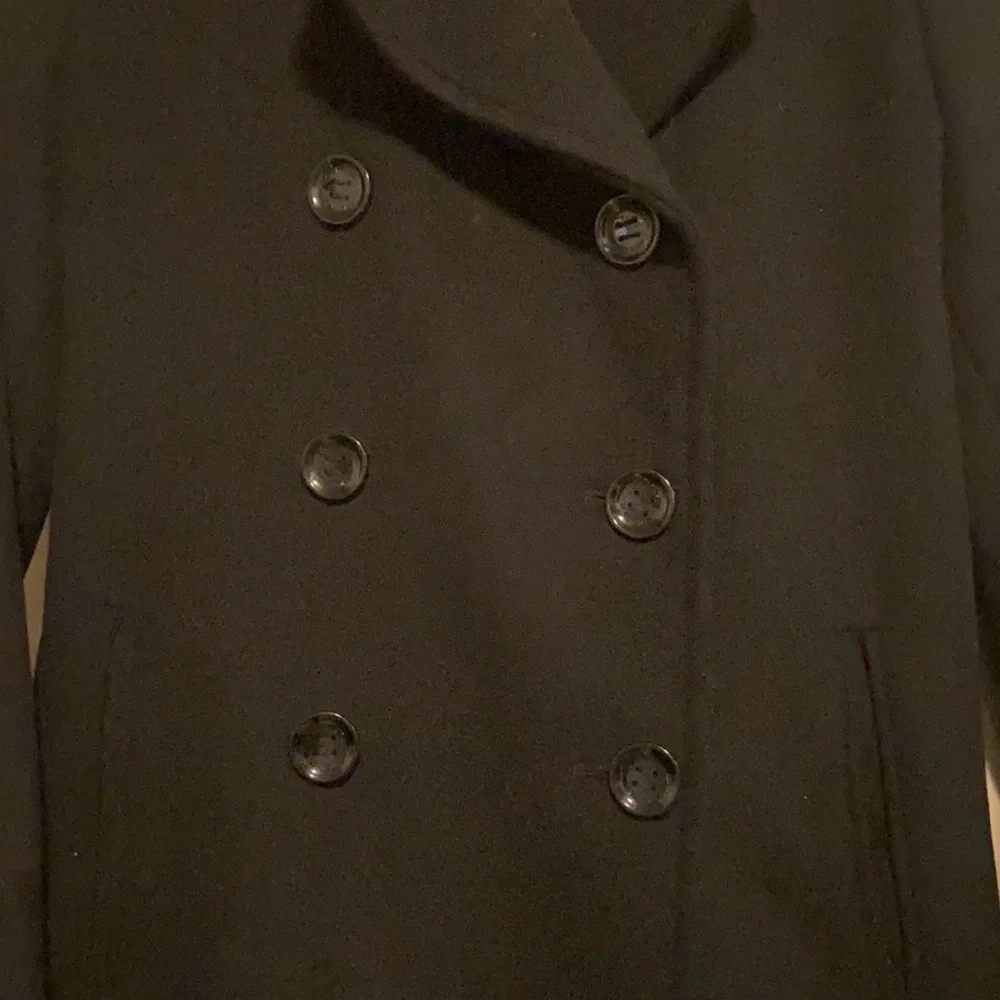 Calvin Klein Wool and Cashmere Blend Peacoat - Picture 3 of 10
